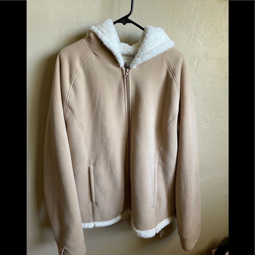 Faded Glory Fleece Zip Up Jacket